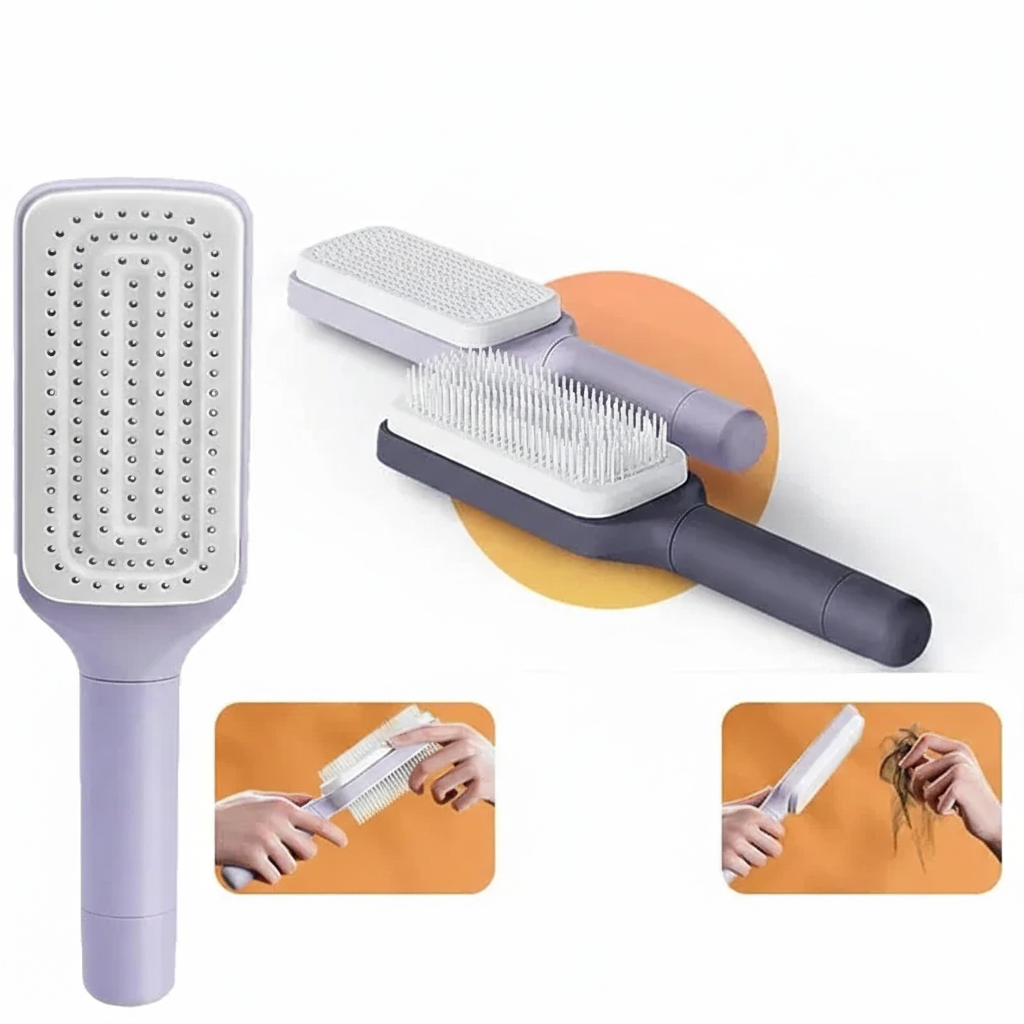 Pack Duo : 2 Brosses Auto-Nettoyantes (1+1 OFFERTE) - Be Beauty™